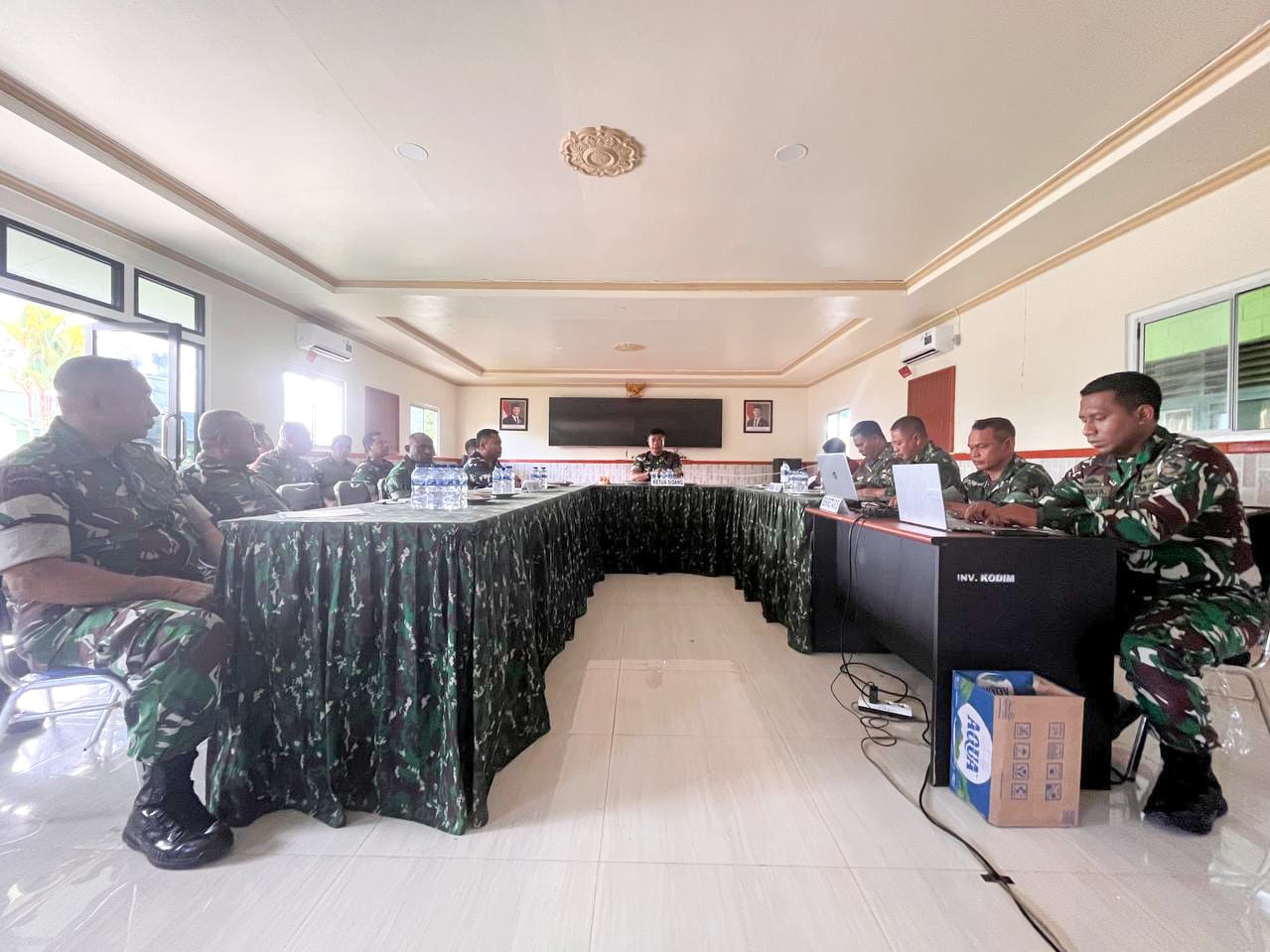 Kepala Staf Kodim 1710/Mimika Pimpin Sidang Pankar UKP