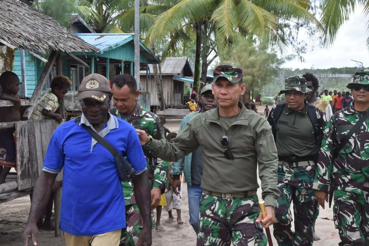 Dandim 1710/Mimika Tinjau Rencana Lokasi Sasaran TMMD Ke-128 TA 2026 di Distrik Mimika Tengah