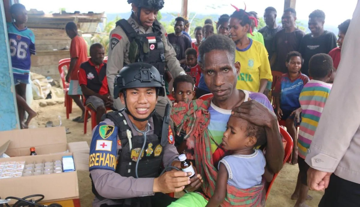 Polri Lakukan Pendampingan Psikologis bagi Warga di Tiga Kampung Tambrauw