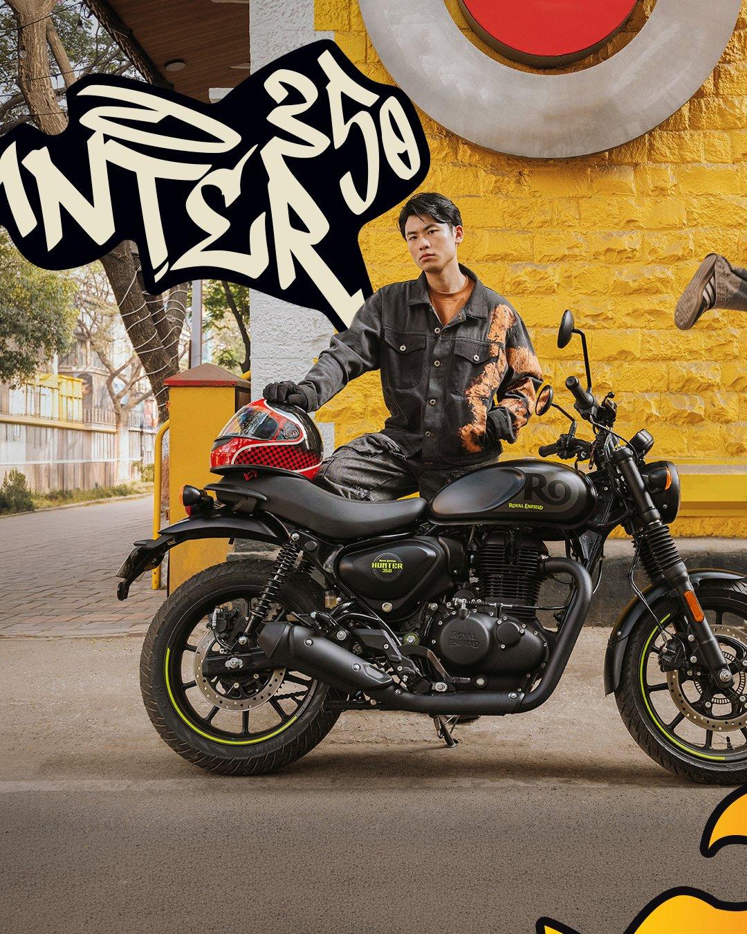 Royal Enfield Hunter 350 Hadir dengan Varian dan Warna Baru