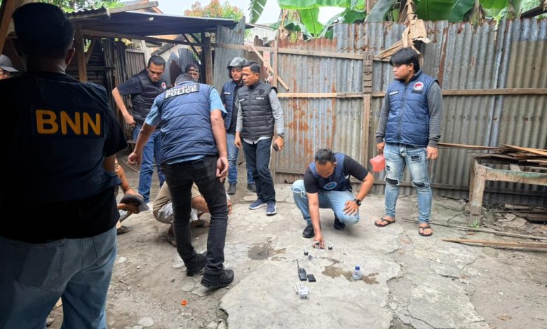 Kolaborasi Polres Binjai dengan BNNK Binjai Gerebek Sarang Narkoba, Dua Orang Diamankan