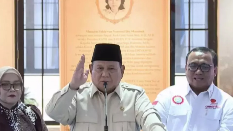 Prabowo Mengaku Sedih Tiap Hari Terima Laporan Pejabat Nyolong Uang Rakyat