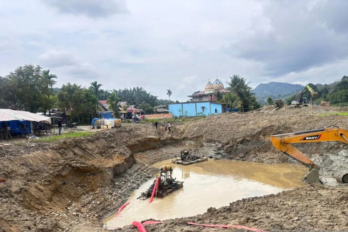 Polda Jambi Amankan Tujuh Pelaku Tambang Emas Ilegal