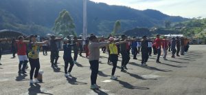 Kodim 1714/Puncak Jaya Laksanakan Kegiatan Jumat Sehat