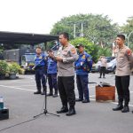 Polres Metro Bekasi Kota Gelar Pelatihan Pemadaman Kebakaran Bersama Sabuk Kamtibmas