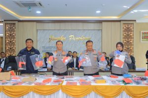 Polda Lampung Berhasil Ungkap 75 Kasus Street Crime dalam 19 Hari, 95 Tersangka Diamankan