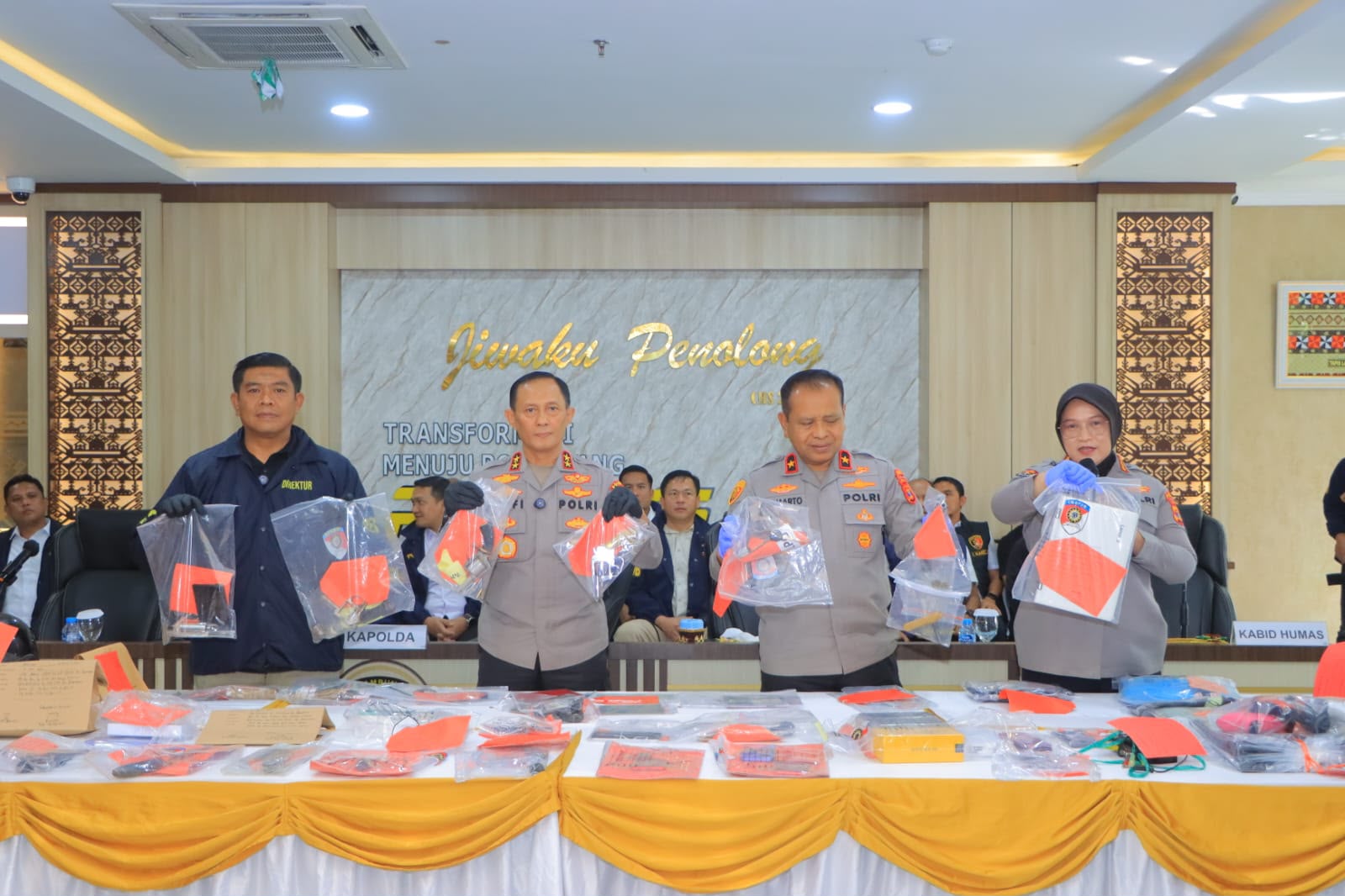 Polda Lampung Berhasil Ungkap 75 Kasus Street Crime dalam 19 Hari, 95 Tersangka Diamankan